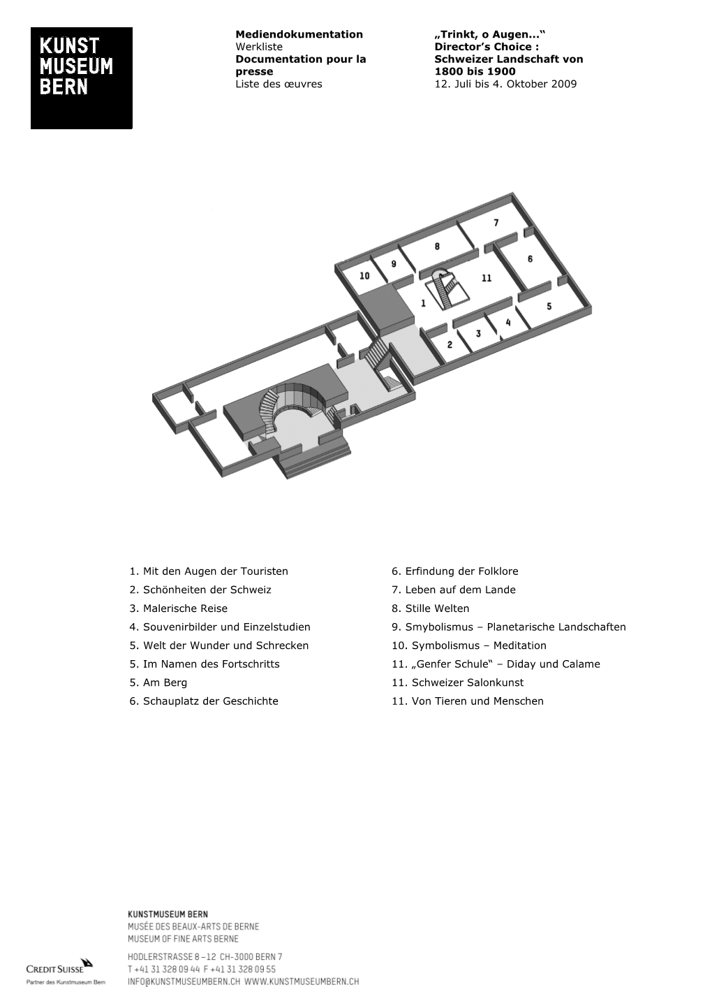 Mediendokumentation Werkliste Documentation Pour La Presse Liste