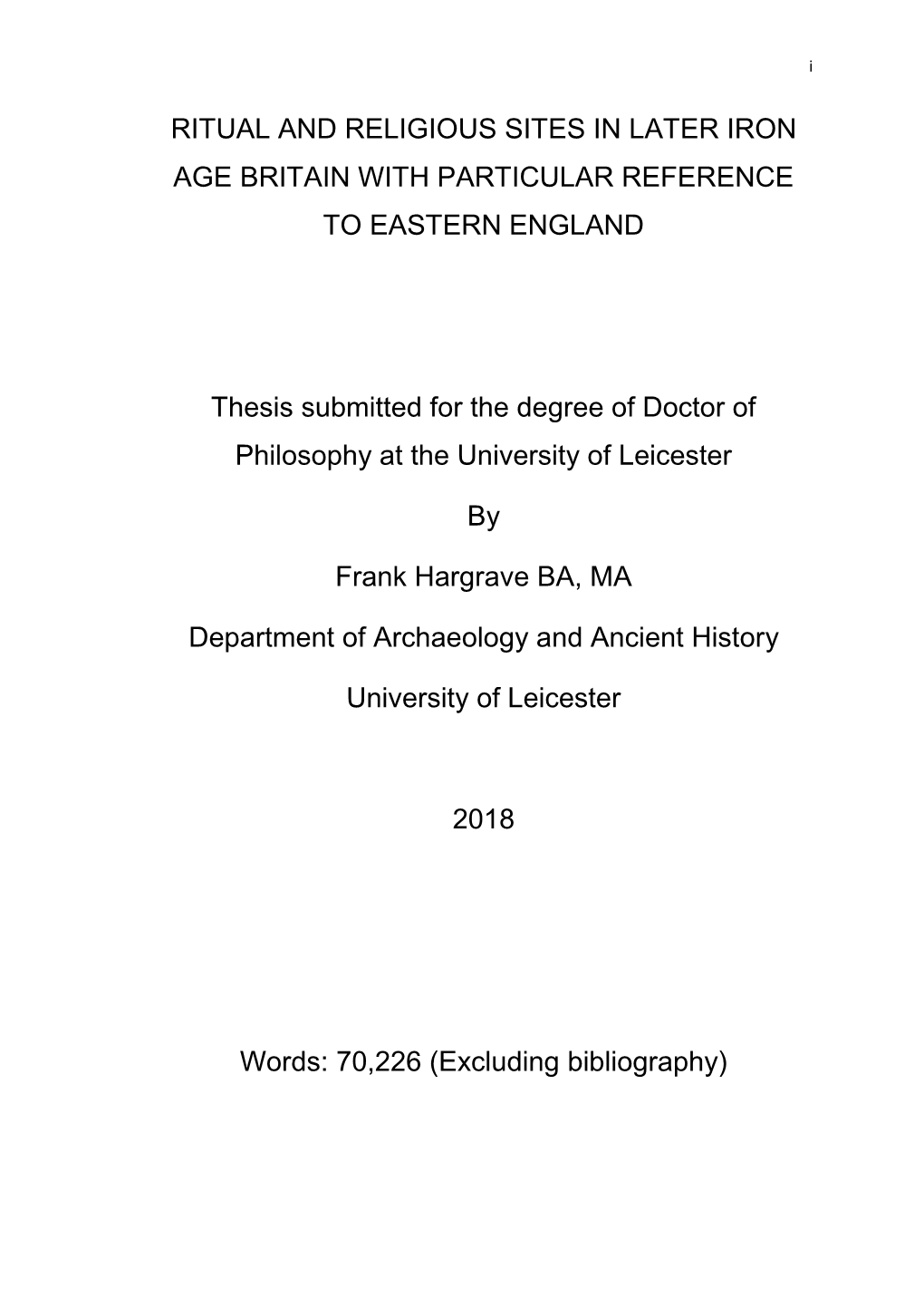 Essex, Leicestershire and Rutland, Lincolnshire, Norfolk and Suffolk and Then Related to a Wider Study