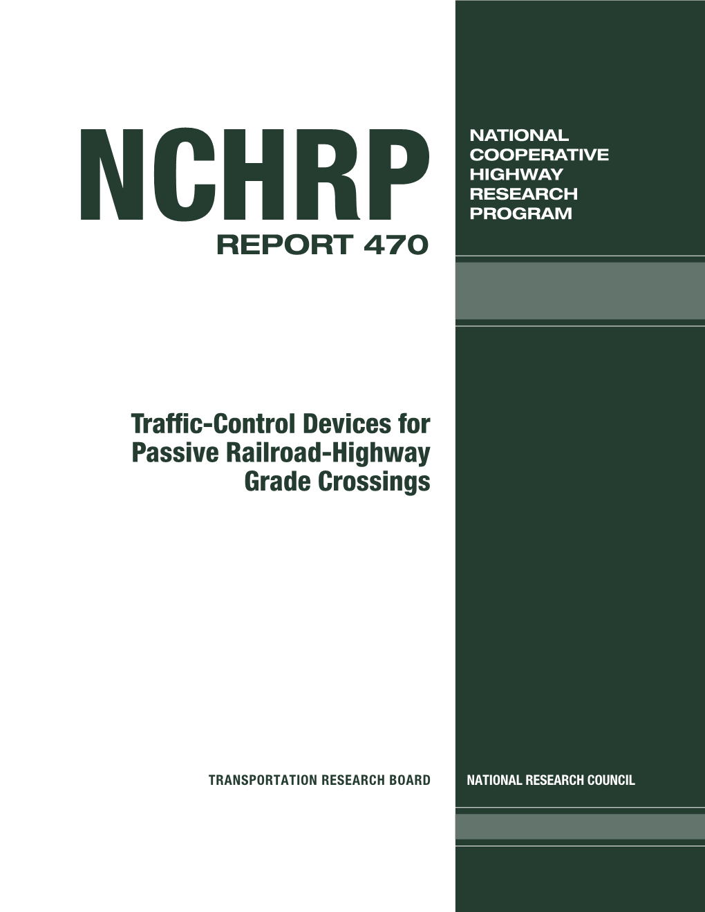 Nchrp Report 470