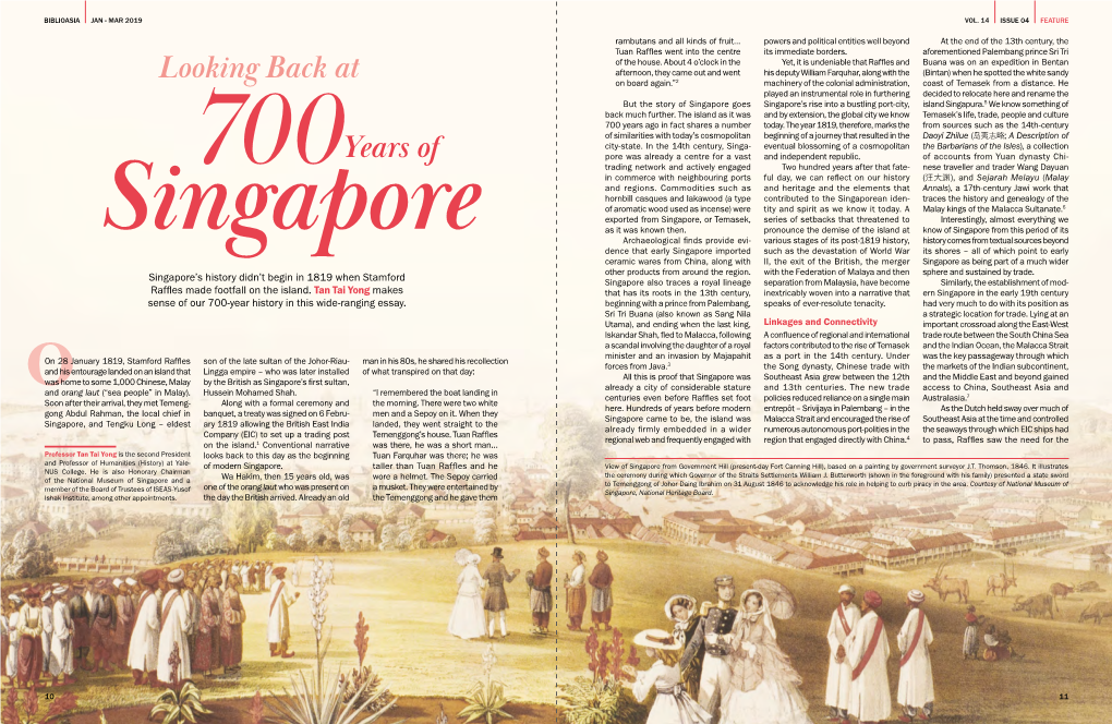 Looking Back at 700Years Of