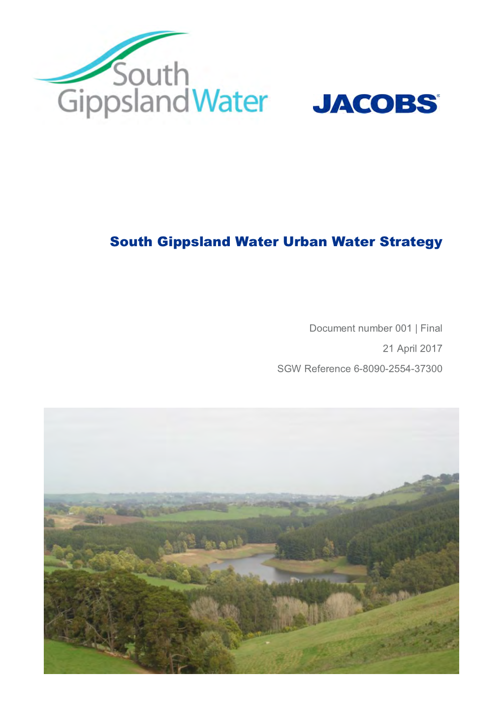 South Gippsland Water Urban Water Strategy
