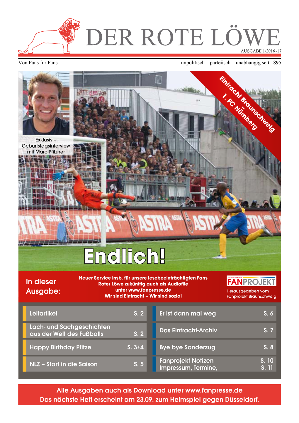 Der Rote Löwe Ausgabe 1/2016 -17