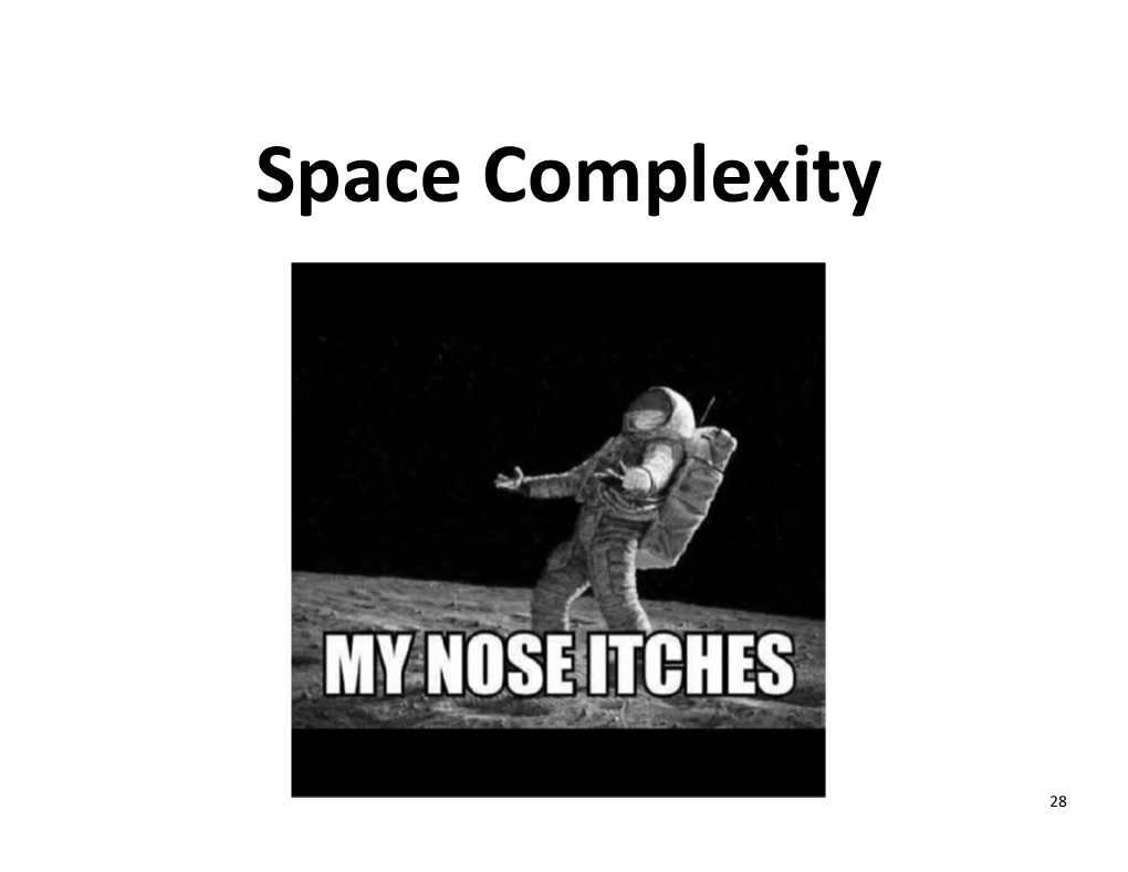 Space Complexity