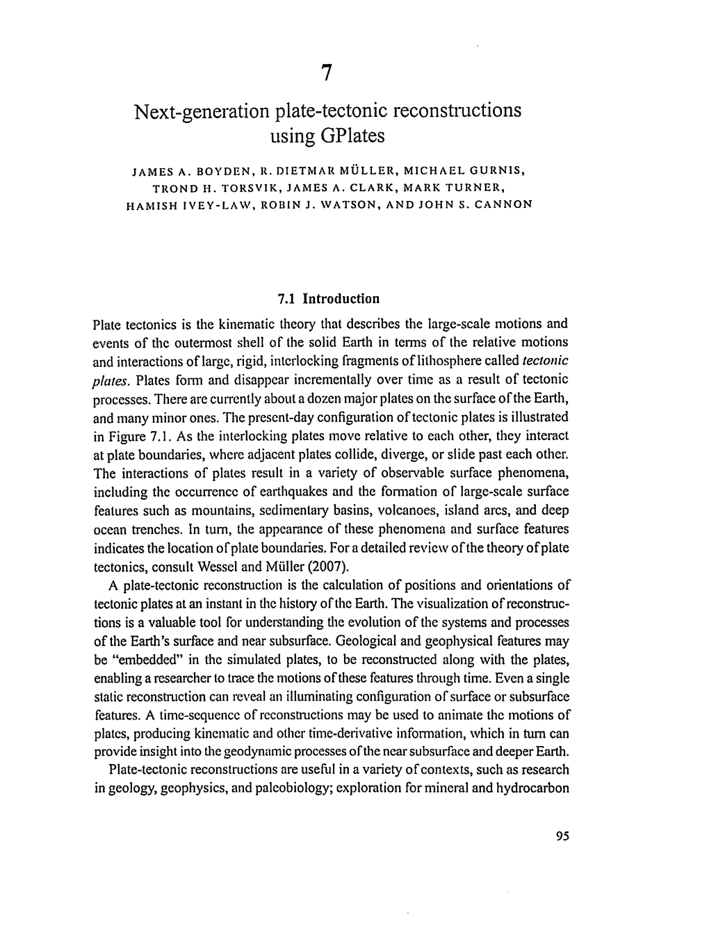 Next-Generation Plate-Tectonic Reconsttuctions Using Gplates