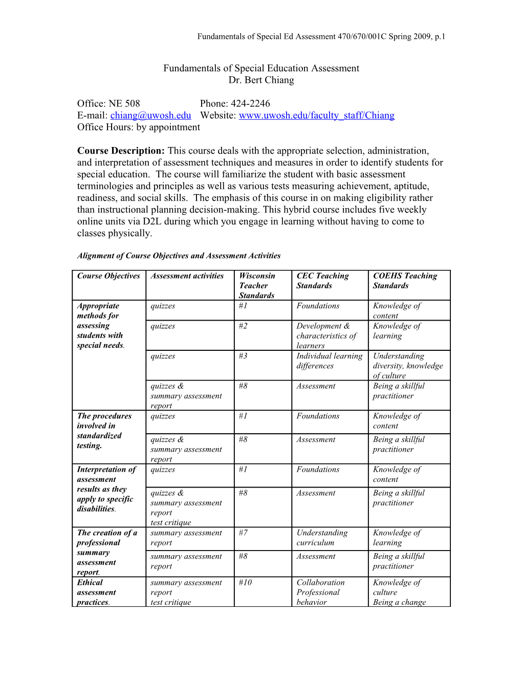 Fundamentals Of Special Education Assessment