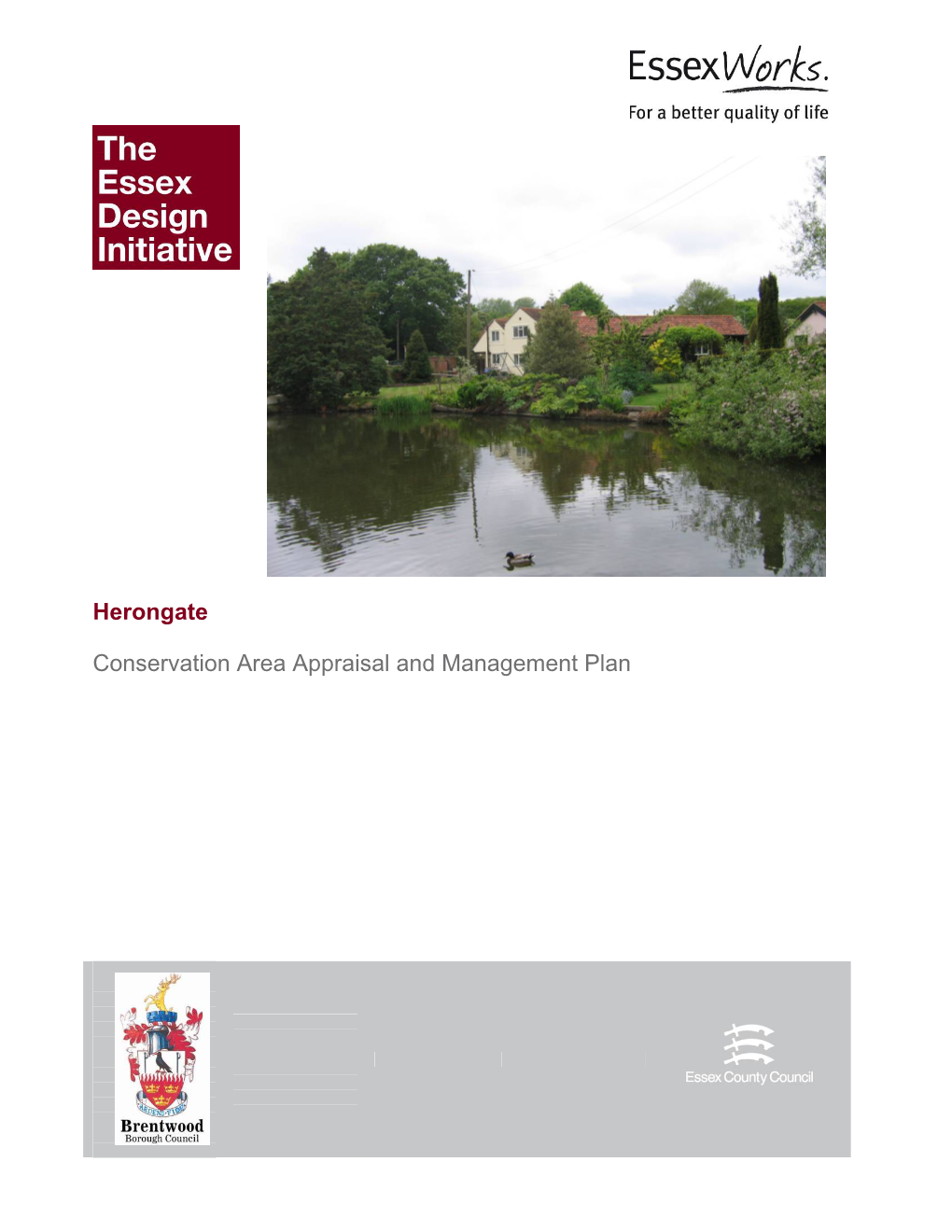 Herongate Conservation Area Appraisal and Management Plan