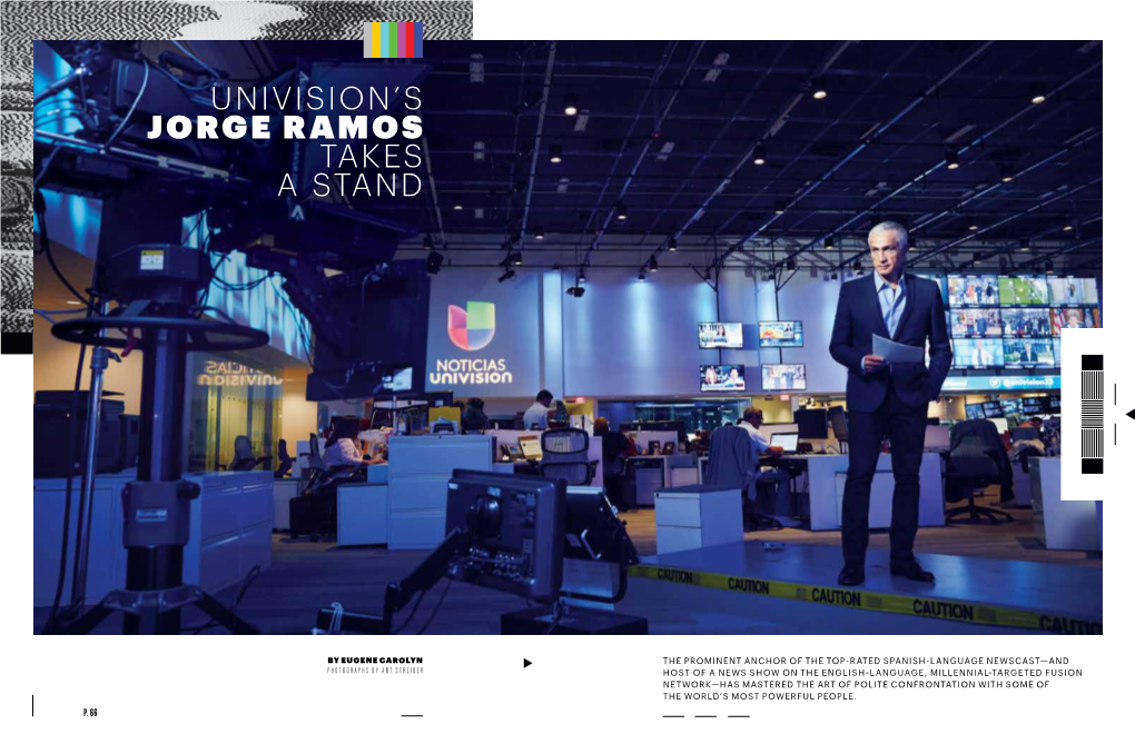 Univision's Jorge Ramos Takes a Stand