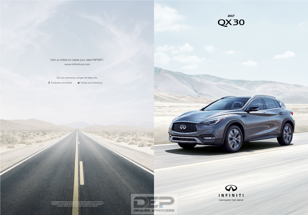 2017 Infiniti QX30 Brochure