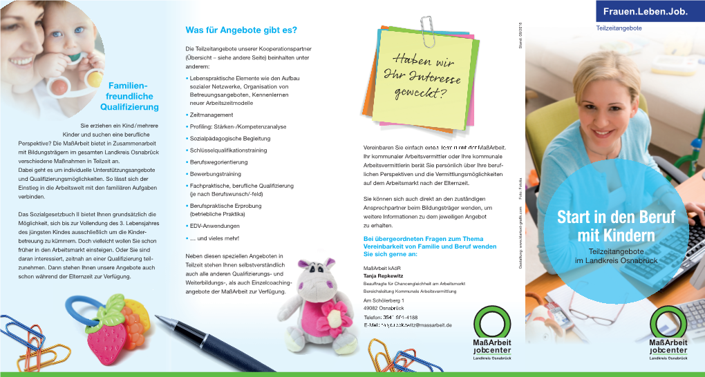 Start in Den Beruf Mit Kindern