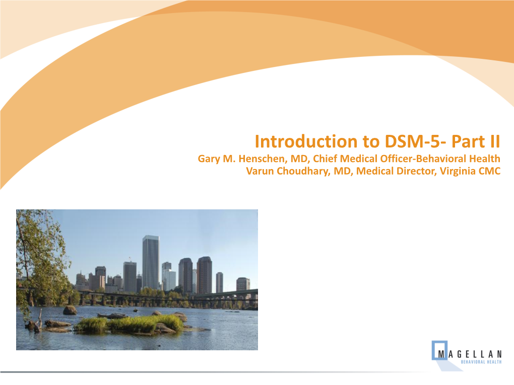 What Is Included in DSM-5?