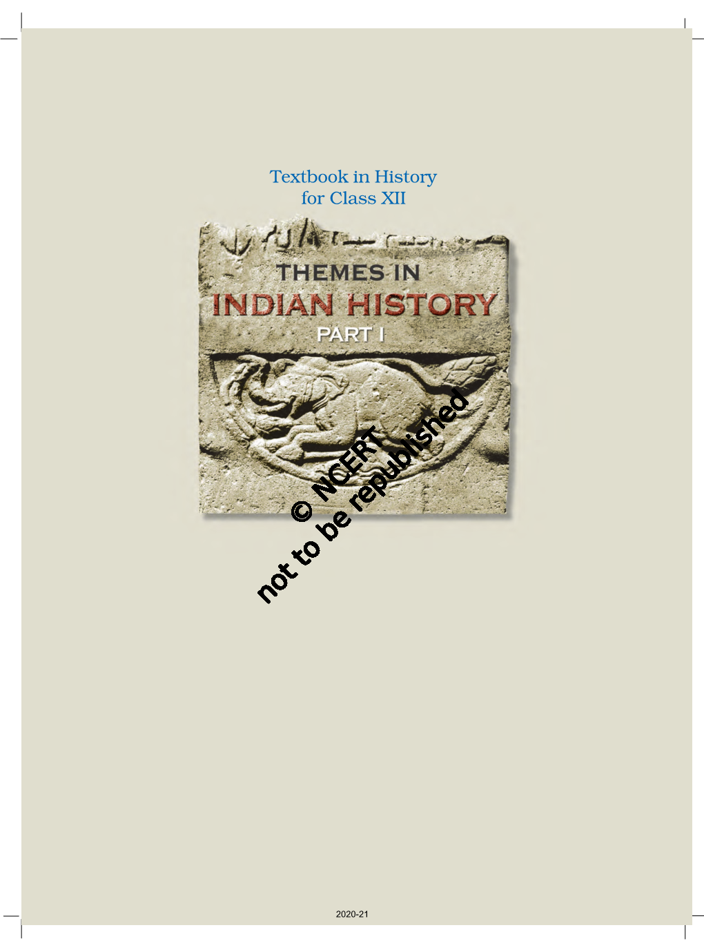 Textbook in History for Class XII