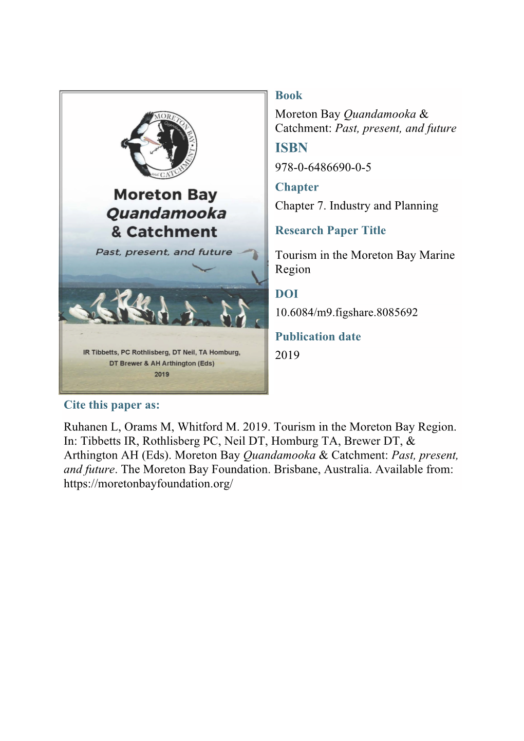 Book Moreton Bay Quandamooka & Catchment: Past, Present, And
