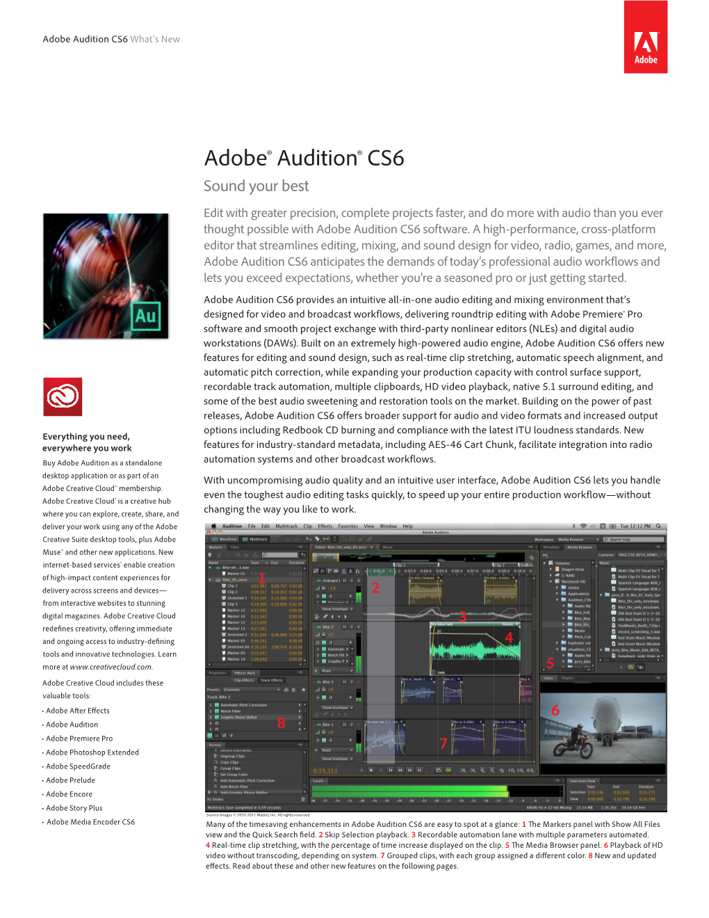 Adobe Audition CS6 What's