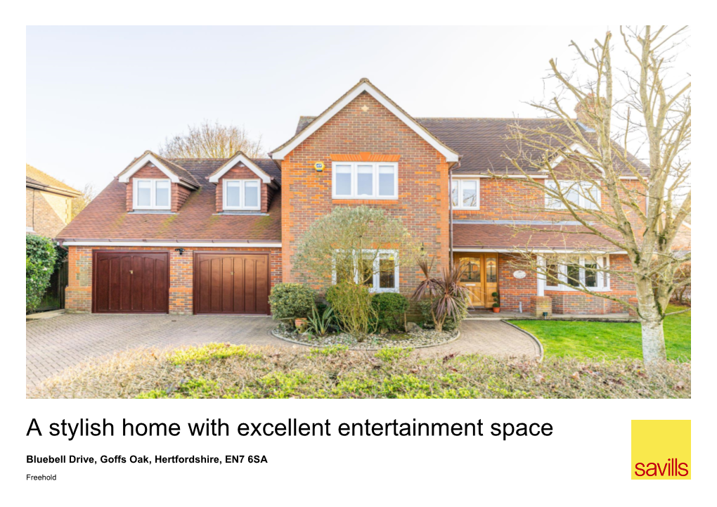 A Stylish Home with Excellent Entertainment Space