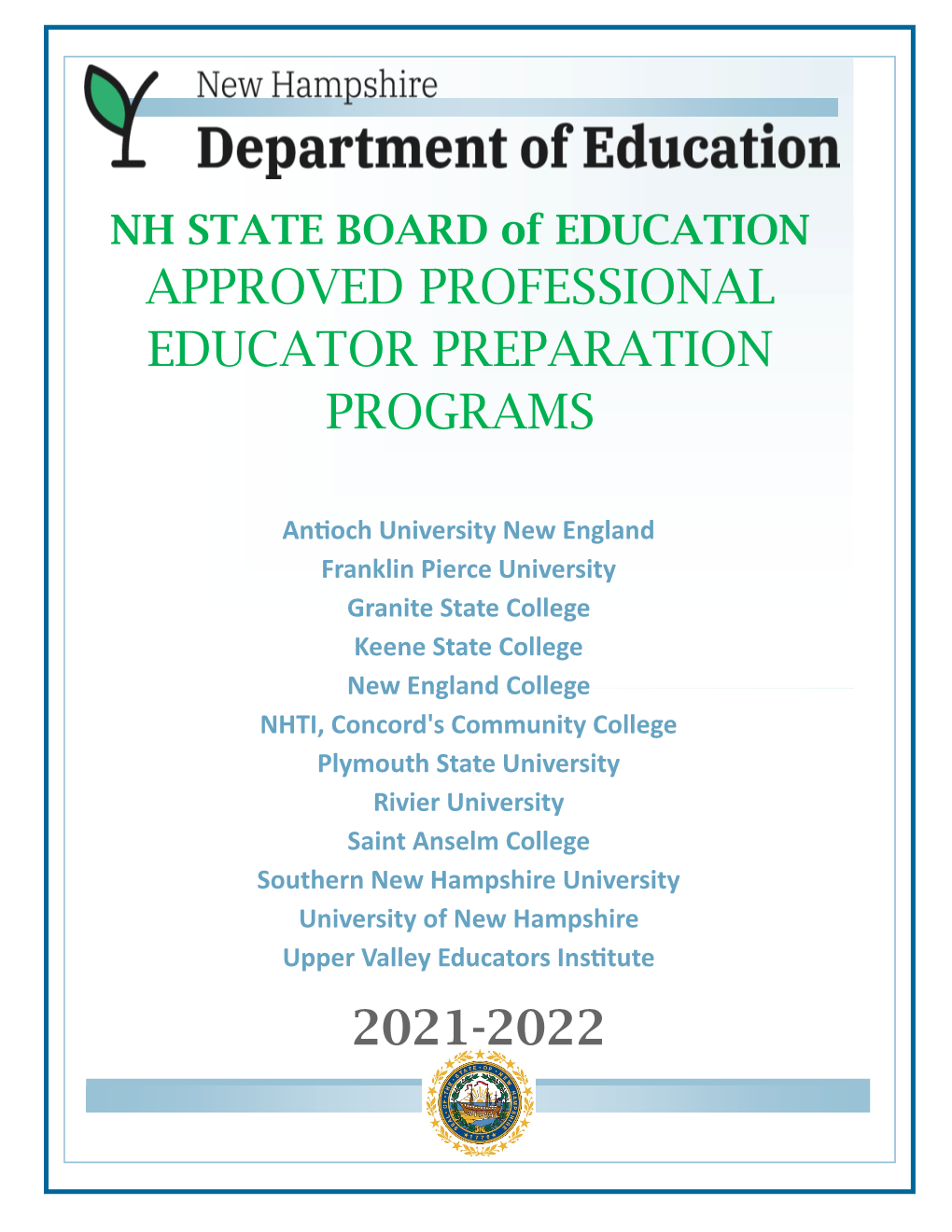 Approved Educator Preparation Programs.Pdf