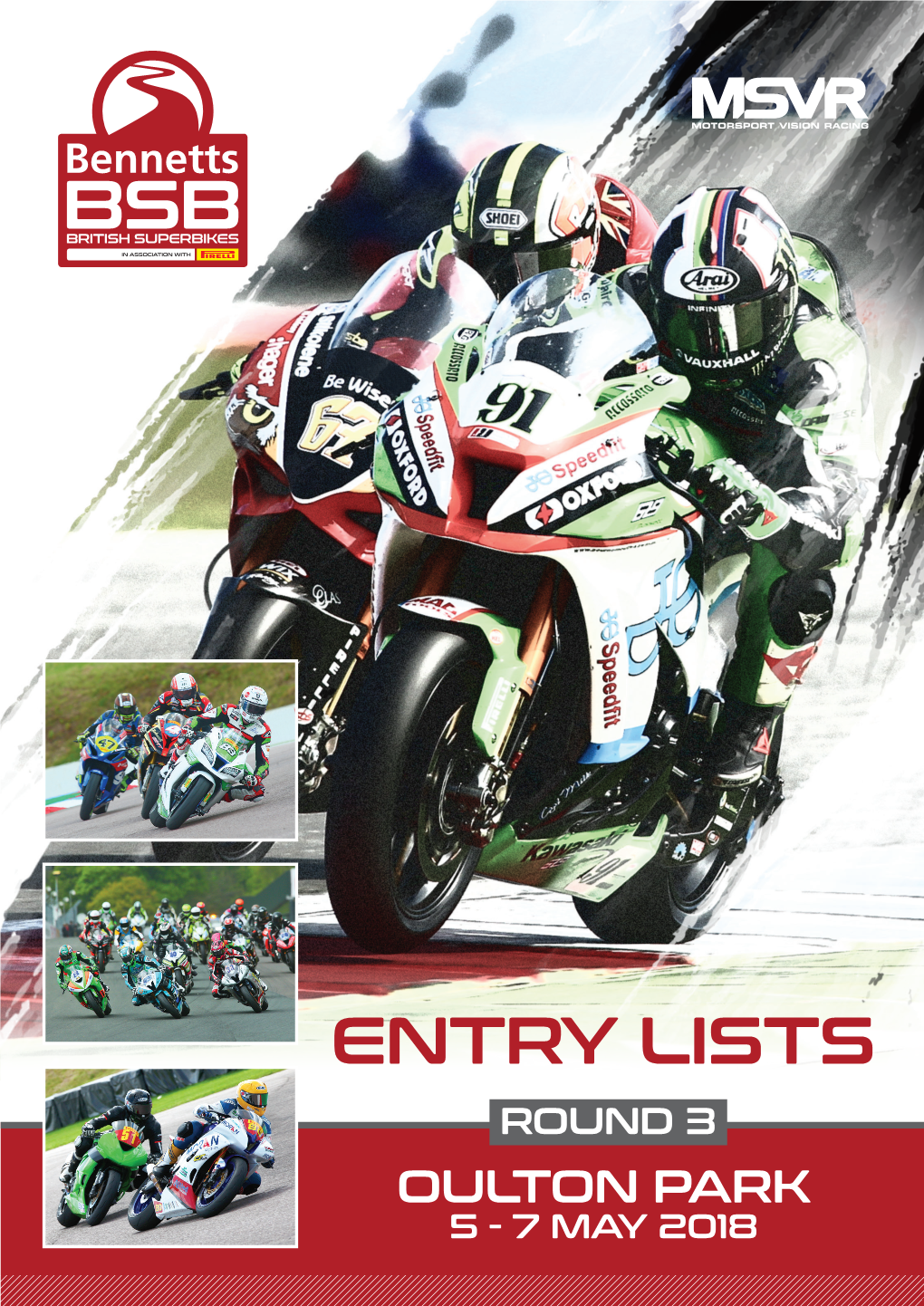 Entry Lists Round 3 Oulton Park 5 - 7 May 2018