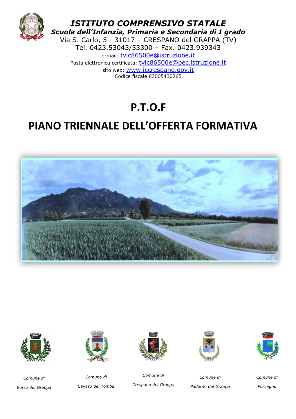 P.T.O.F Piano Triennale Dell'offerta Formativa