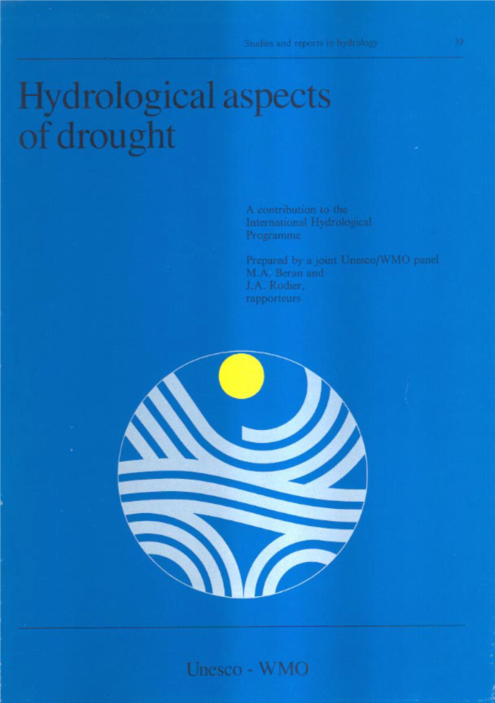 Hydrological Aspects of Drought