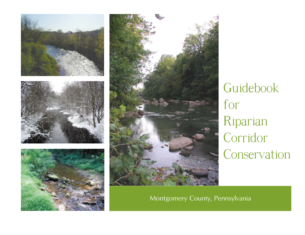 Guidebook for Riparian Corridor Conservation