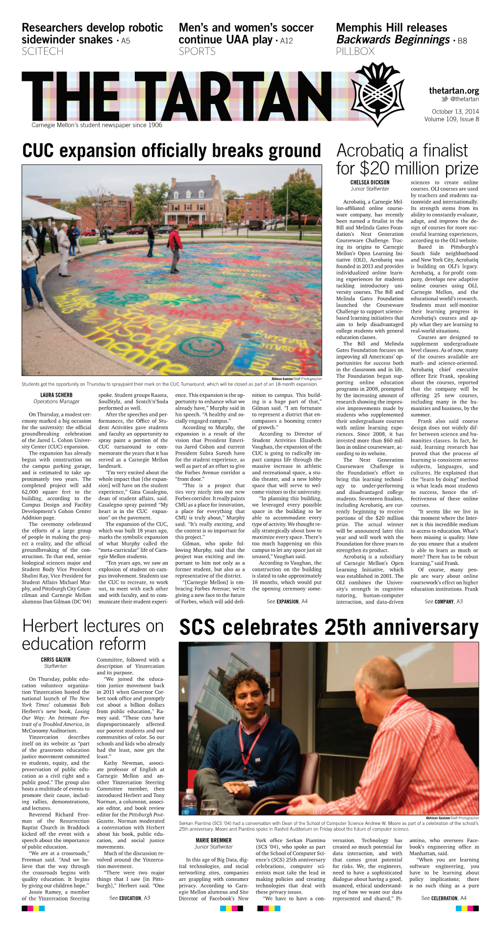 SCS Celebrates 25Th Anniversary Education Reform Chris Galvin Committee, Followed with a Staffwriter Description of Yinzercation and Its Purpose