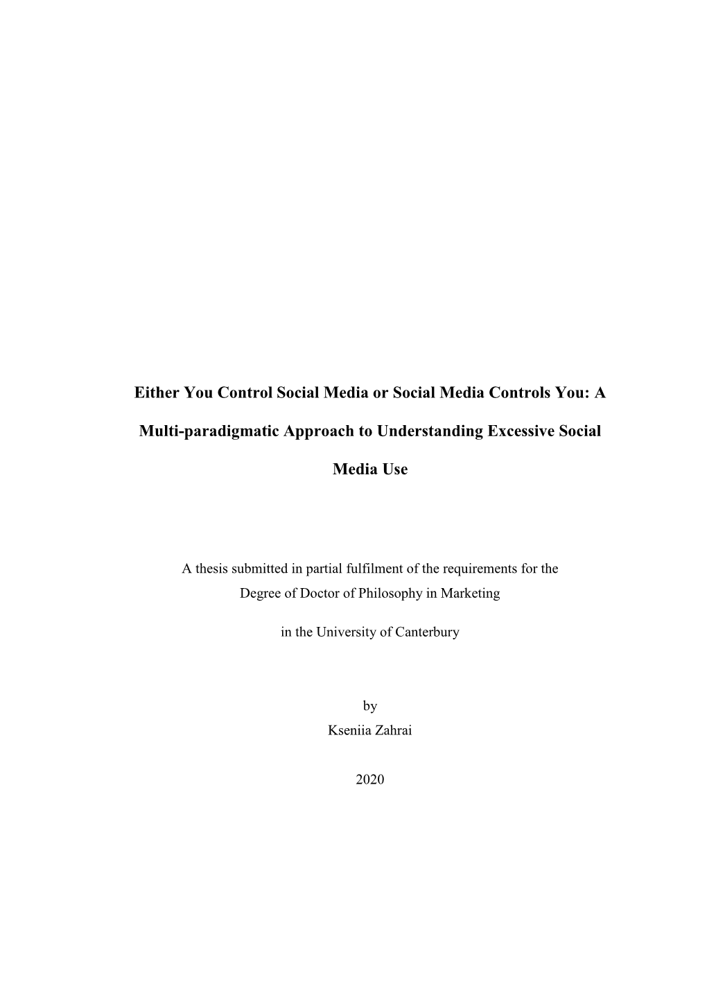 Zahrai, Kseniia Final Phd Thesis.Pdf (2.869Mb)