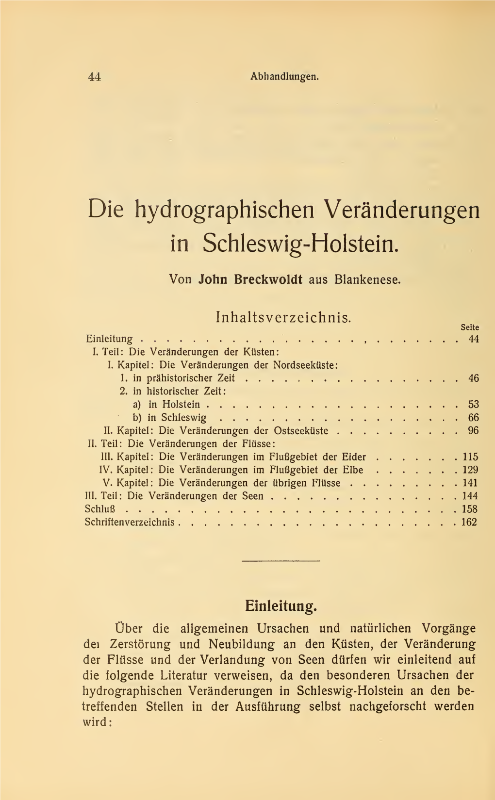 Schriften Des Naturwissenschaftlichen Vereins Fr Schleswig-Holstein