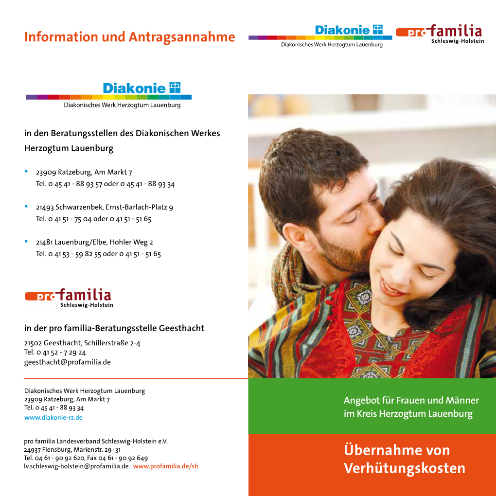 Flyer Kostenübernahme Im Kreis Herzogtum Lauenburg