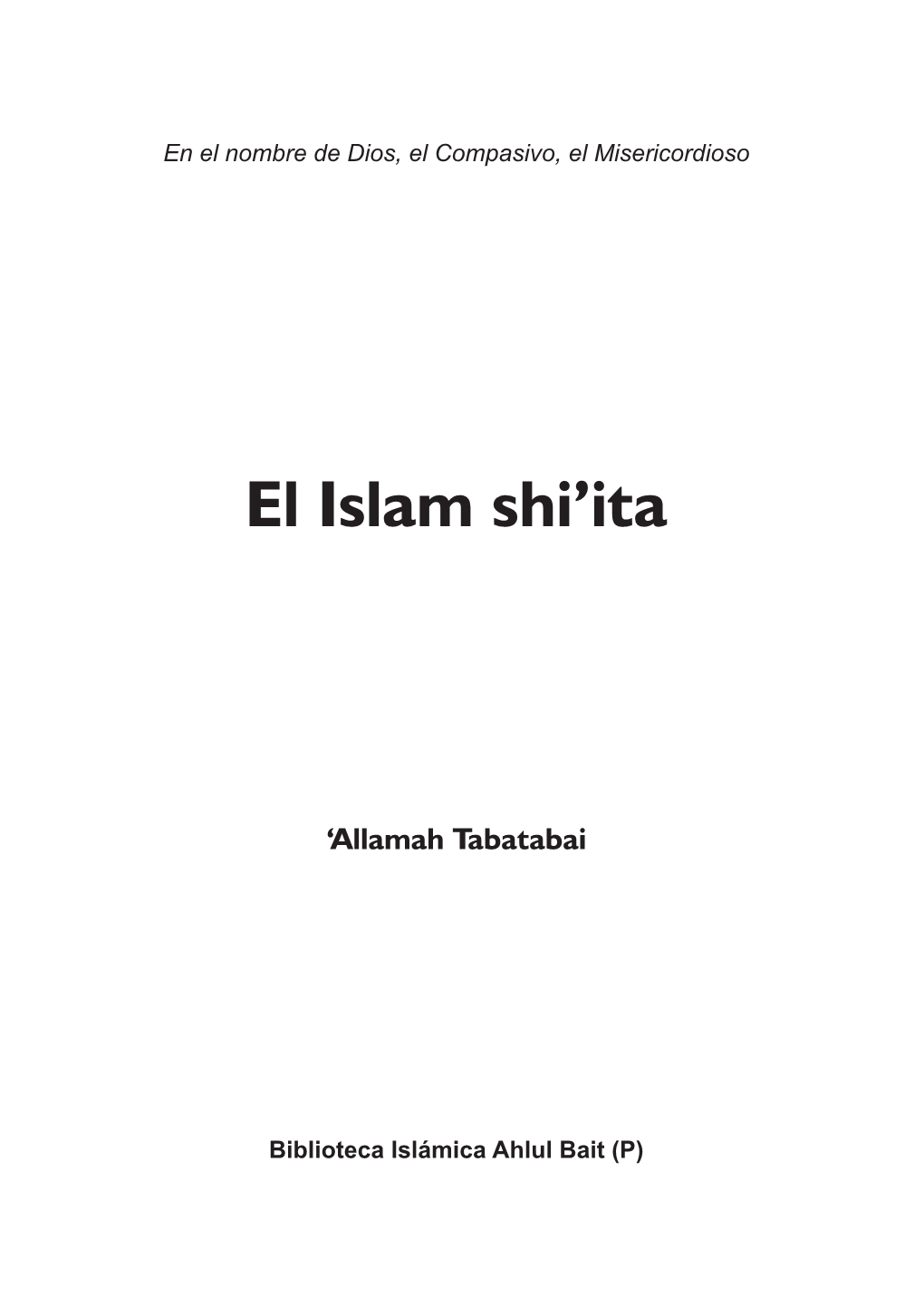 El Islam Shi'ita