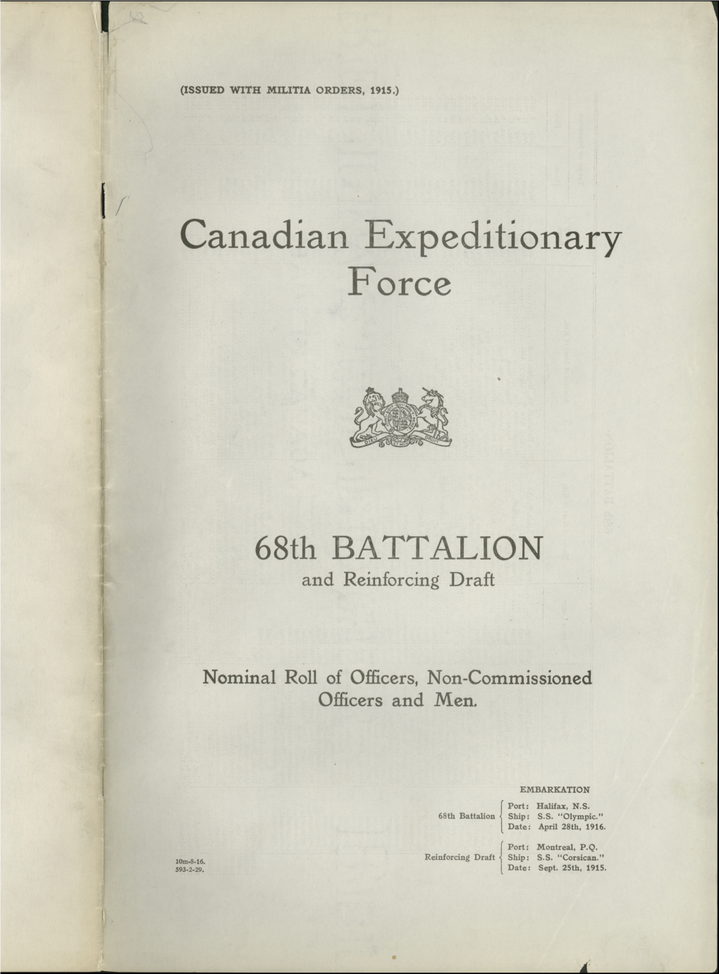 Canadian Expeditionary Force