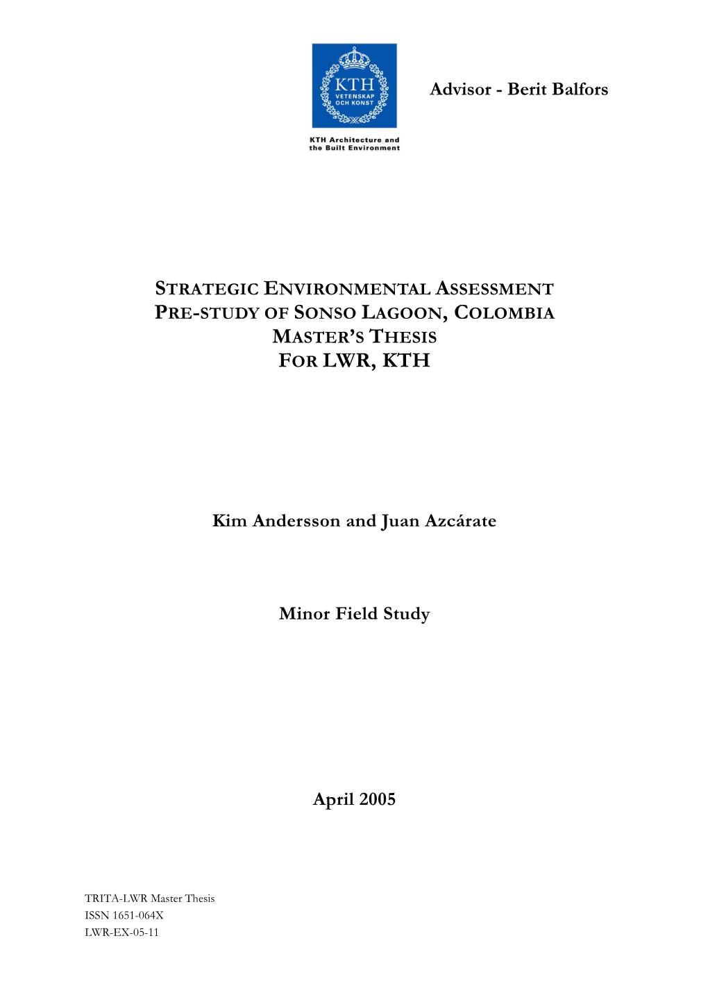 Msc Thesis Juan Azcarate