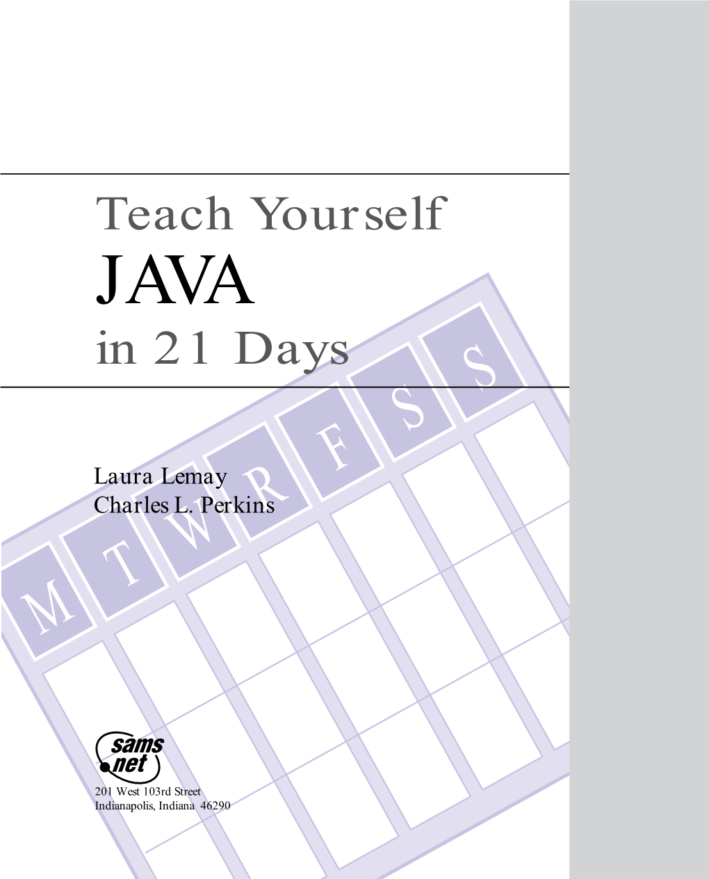 Teach Yourself JAVA in 21 Days S S Laura Lemay F Charles L