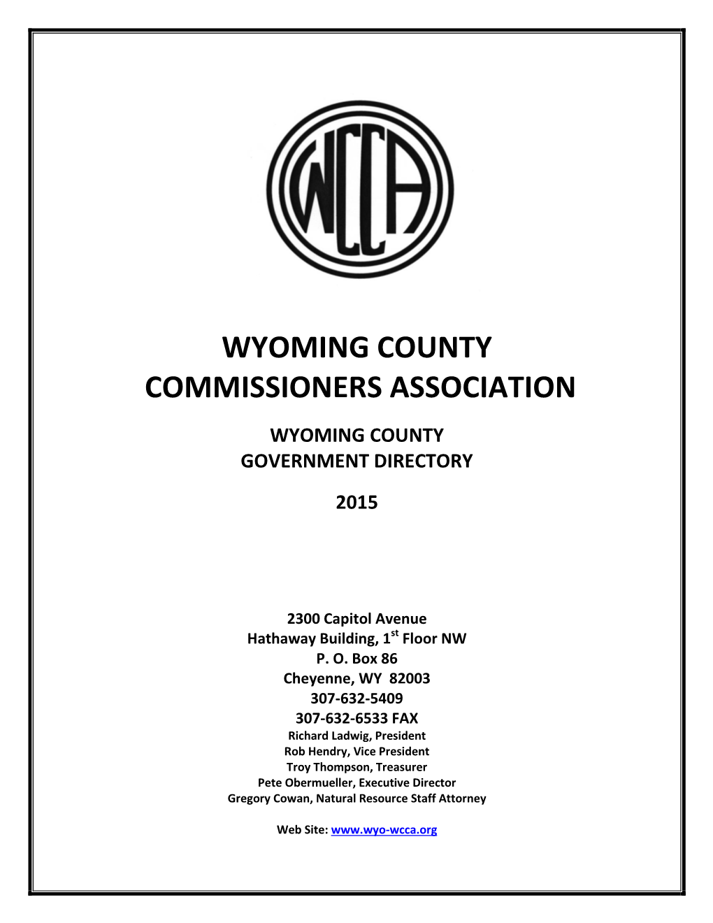 Wyoming County Commissioners Association