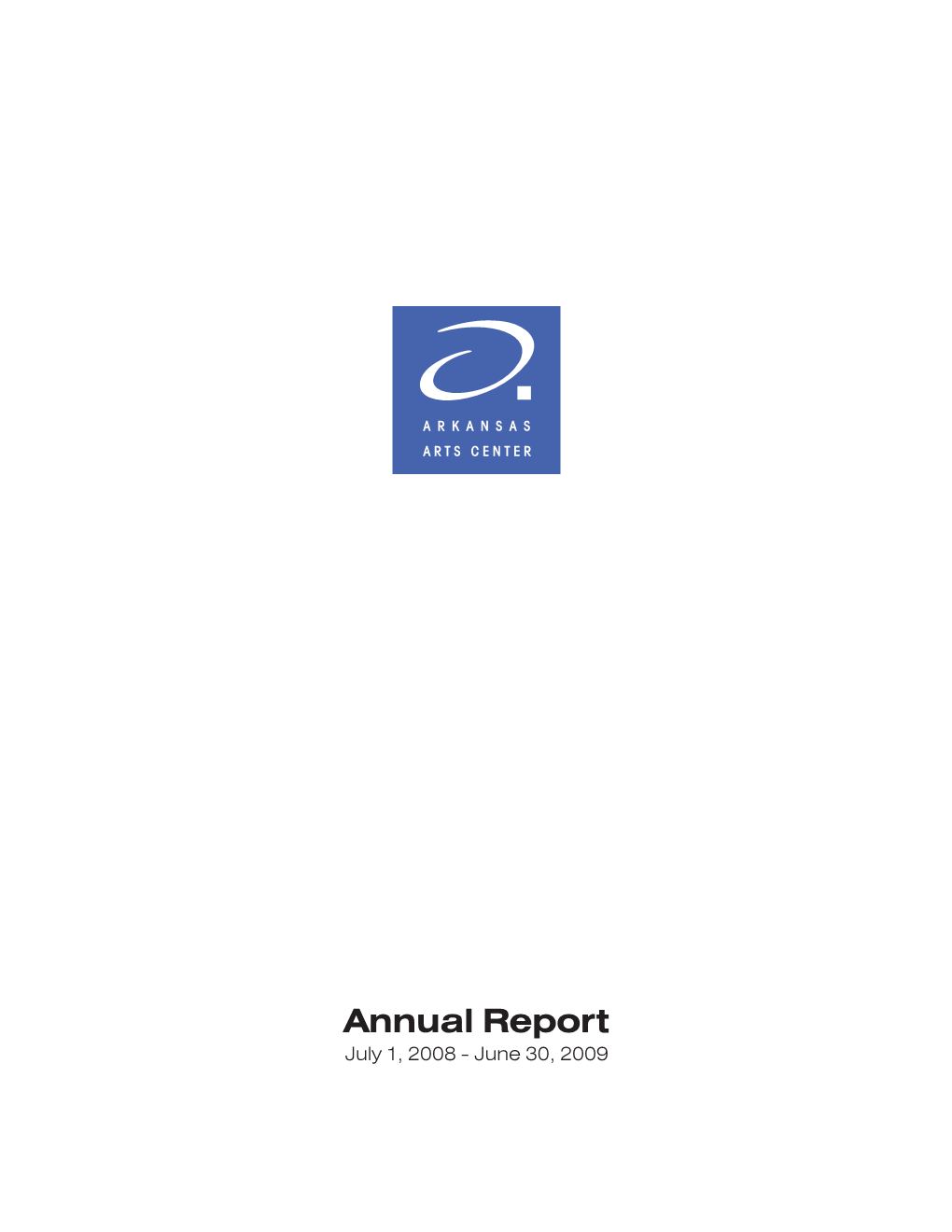 Fiscal Year 2008-2009 Annual Report