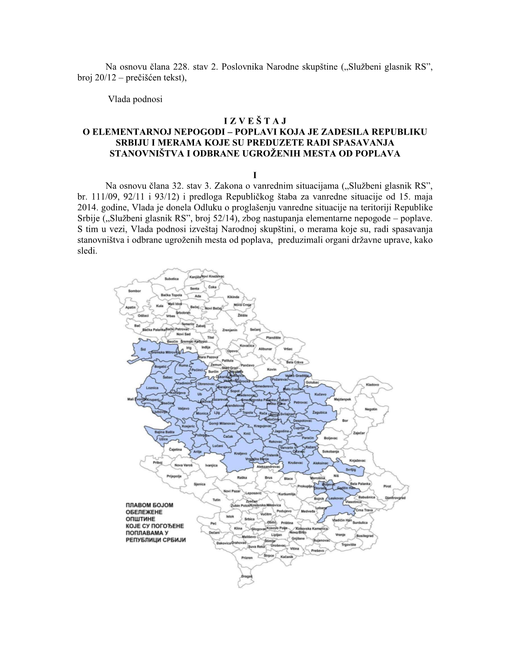 „Službeni Glasnik RS”, Broj 20/12 – Prečišćen Tekst