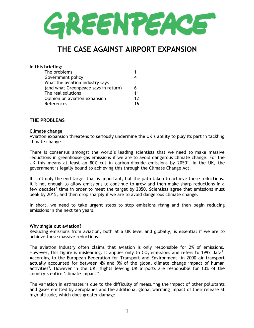 The Case Against Heathrow Expansion