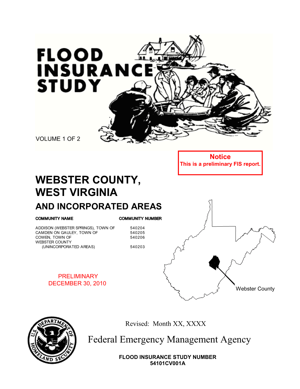 Webster County, West Virginia and Incorporated Areas