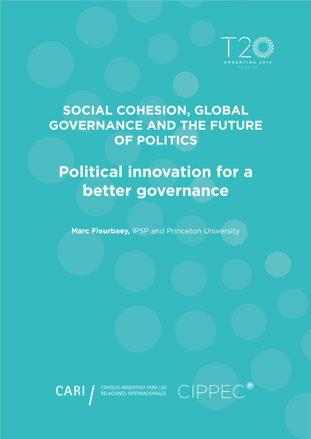 Political Innovation for a Better Governance