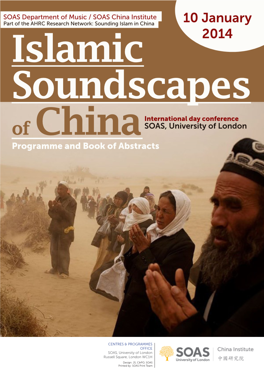 Islamic Soundscapes of China Conference Abstracts