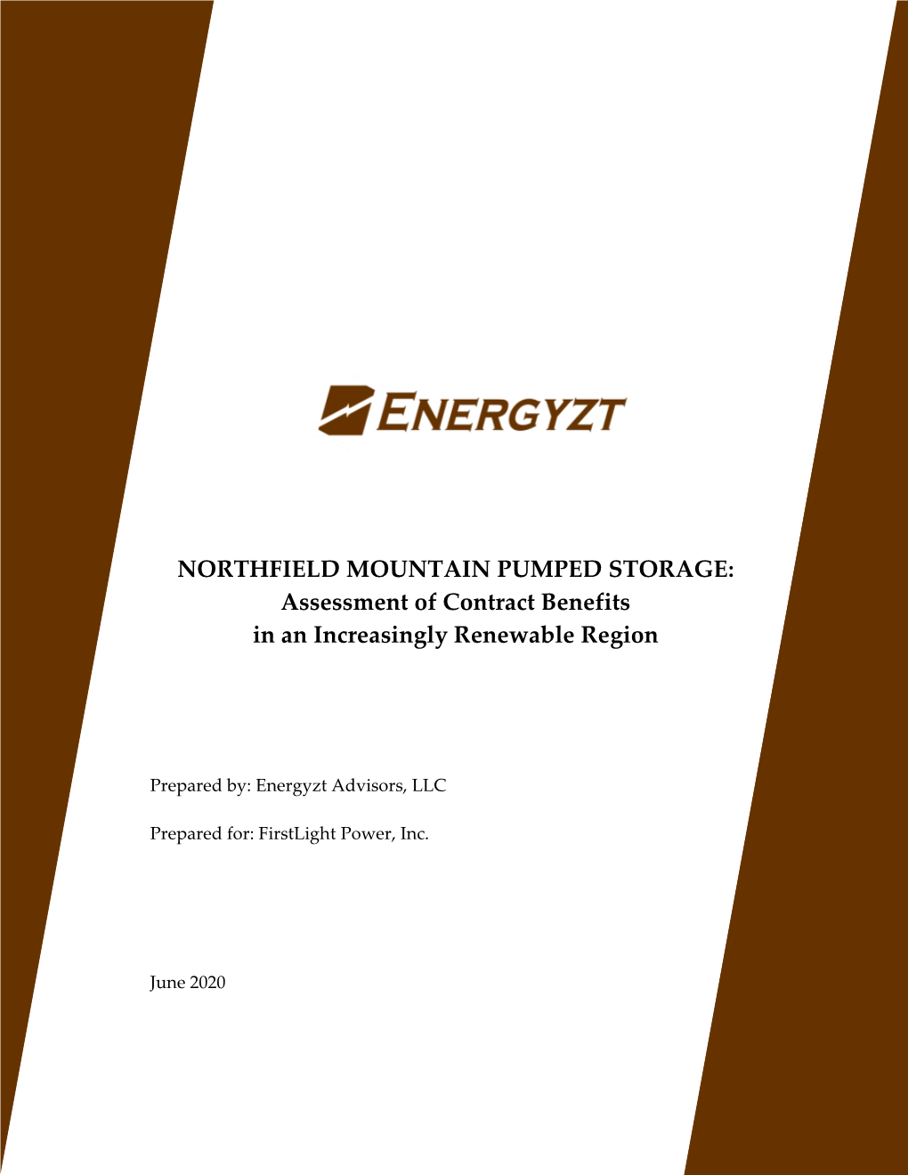 NORTHFIELD MOUNTAIN PUMPED STORAGE: Assessment of Contract Benefits in an Increasingly Renewable Region