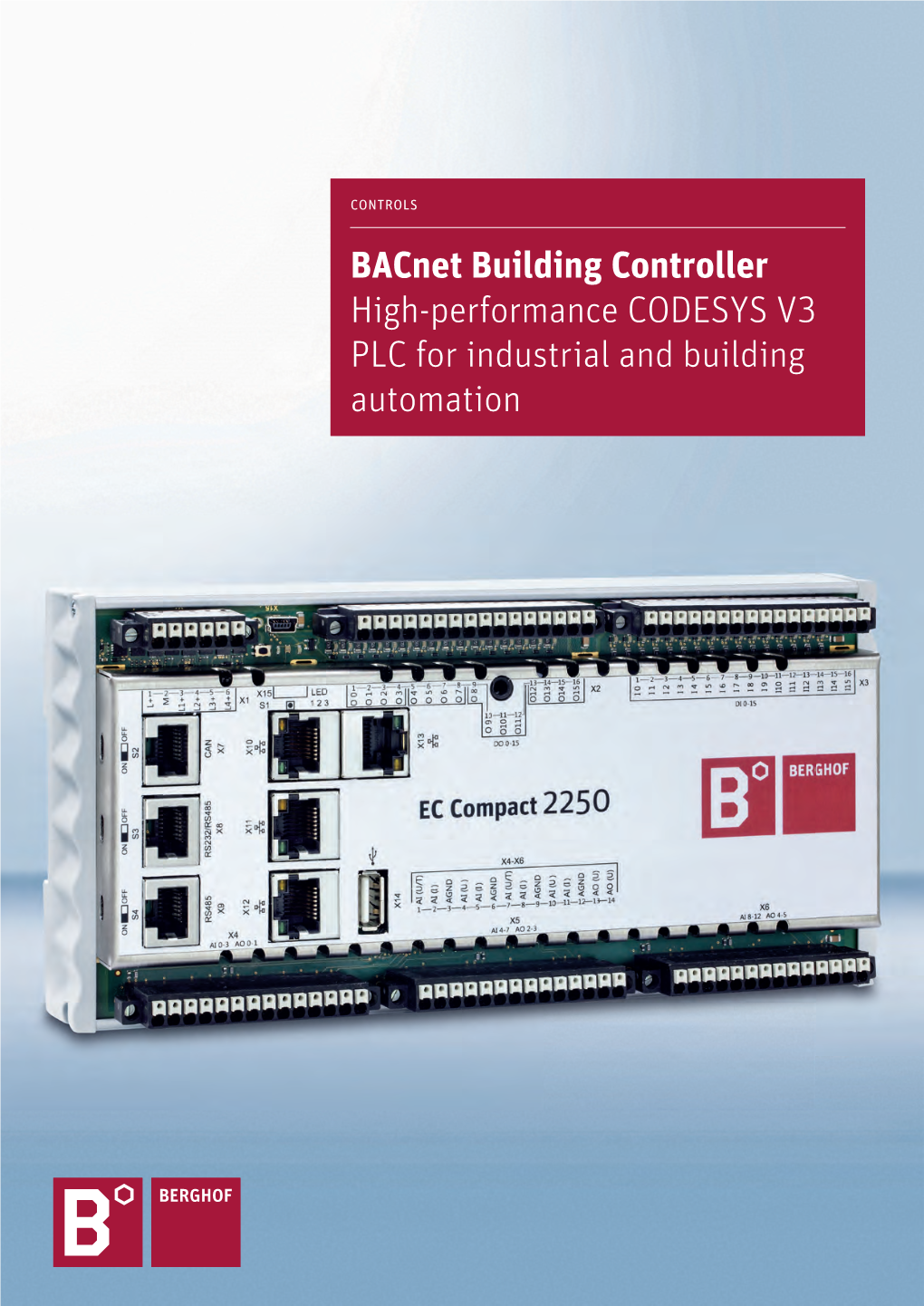 Bacnet Building Controller High-Performance CODESYS V3 PLC for Industrial and Building Automation Efficient Building Automation with Intelligent Control Solutions