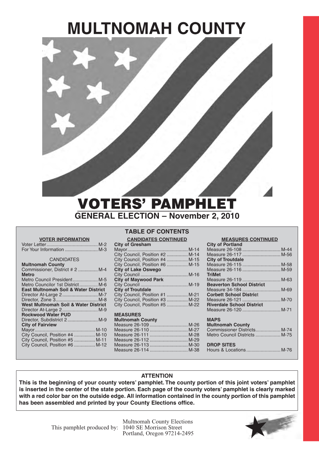 Voters' Pamphlet