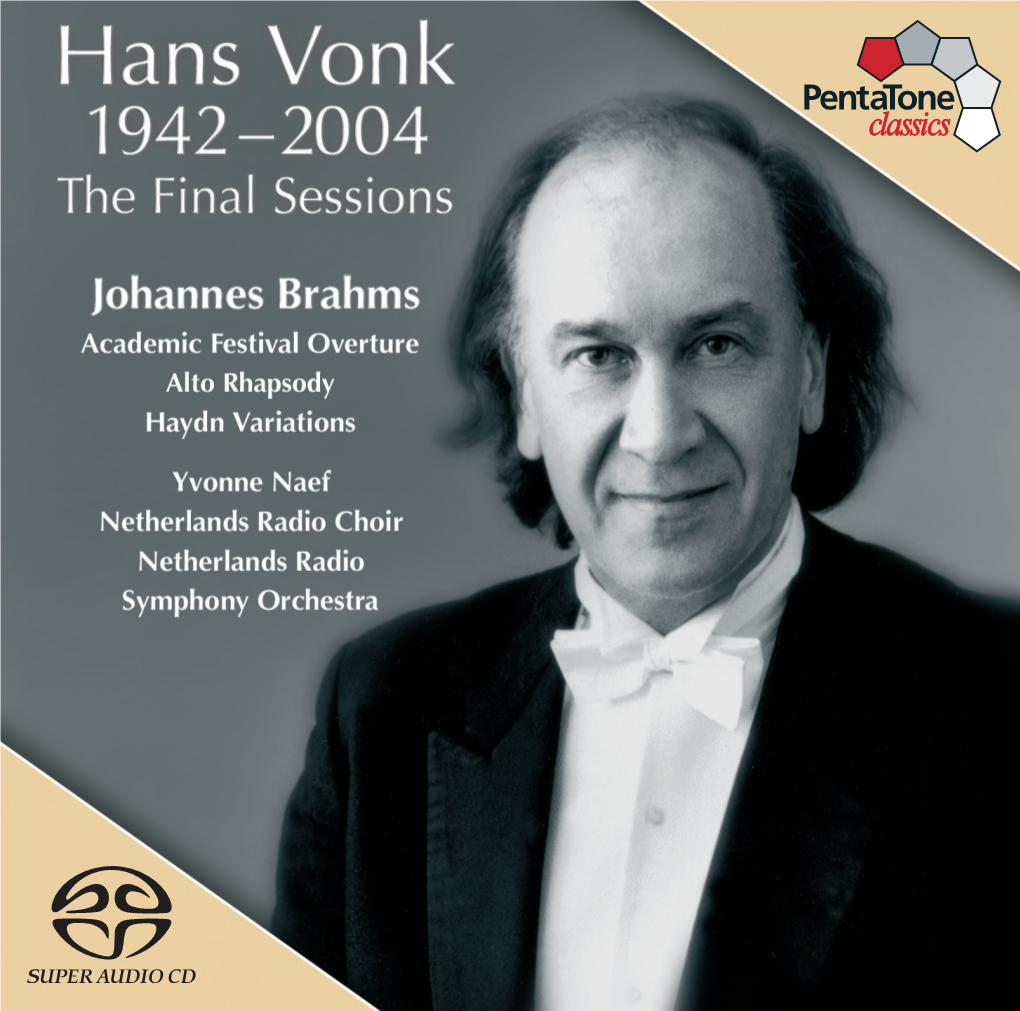 Hans Vonk 1942 – 2004 the Final Sessions
