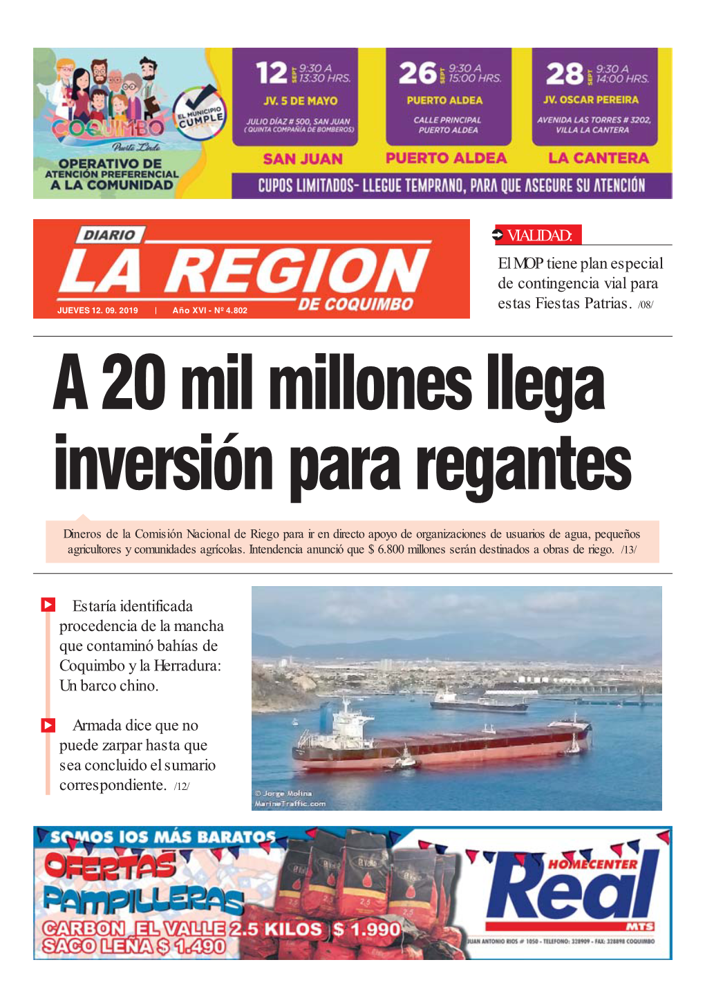 A 20 Mil Millones Llega Inversión Para Regantes