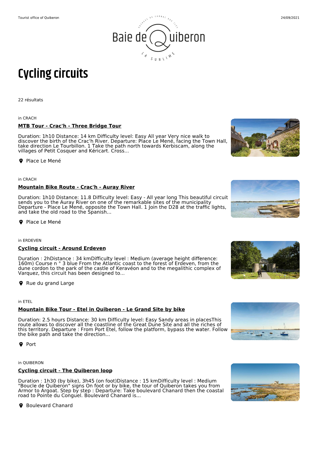 Cycling Circuits