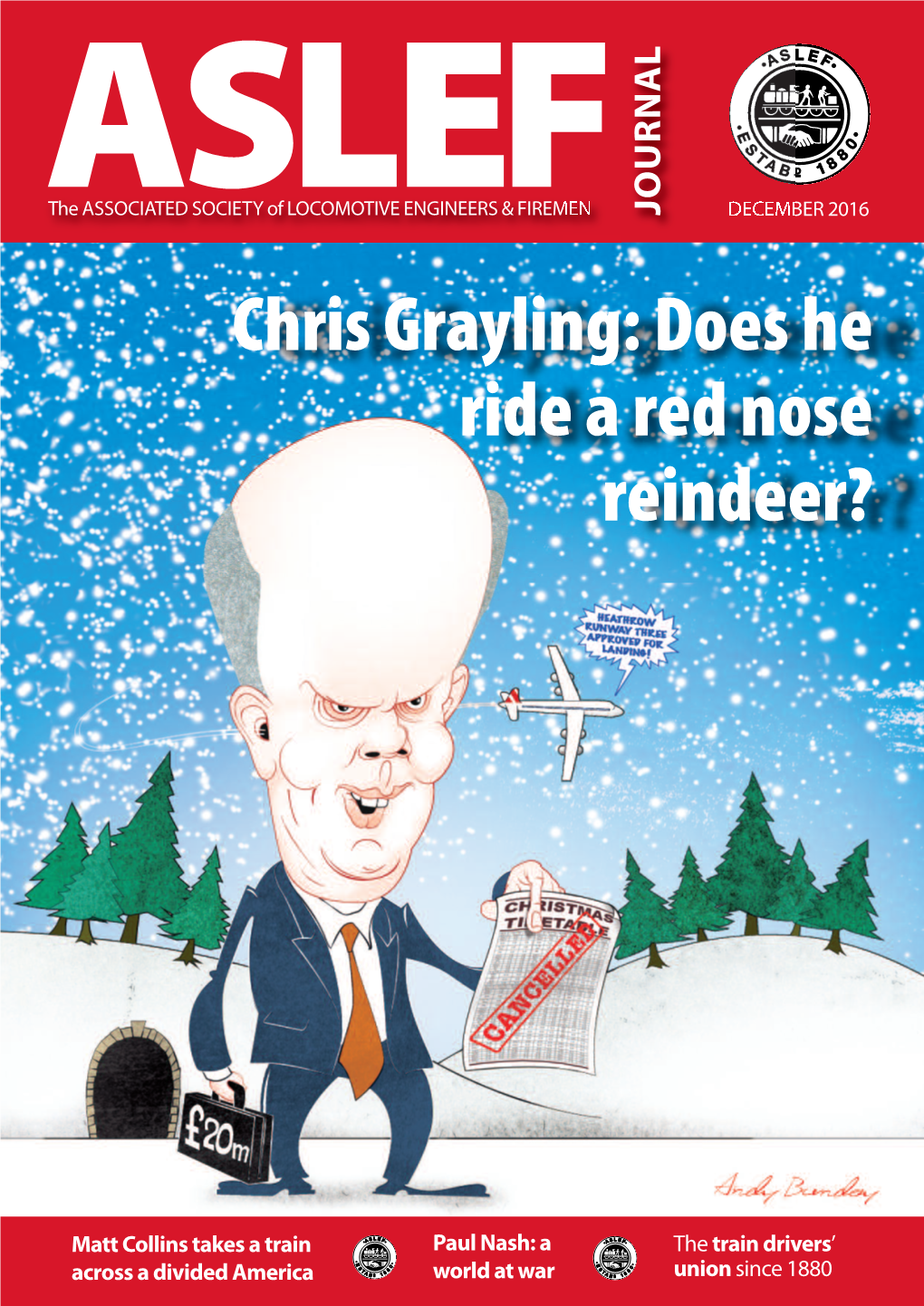 Chris Grayling: Does He Ride a Red Nose Reindeer?