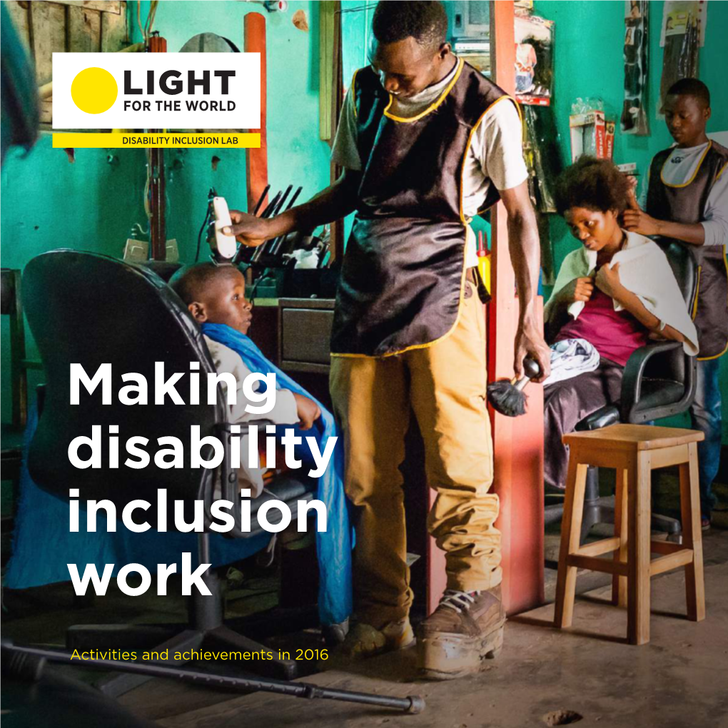 Making Disability Inclusion Work