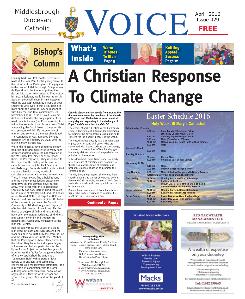 A Christian Response to Climate Change