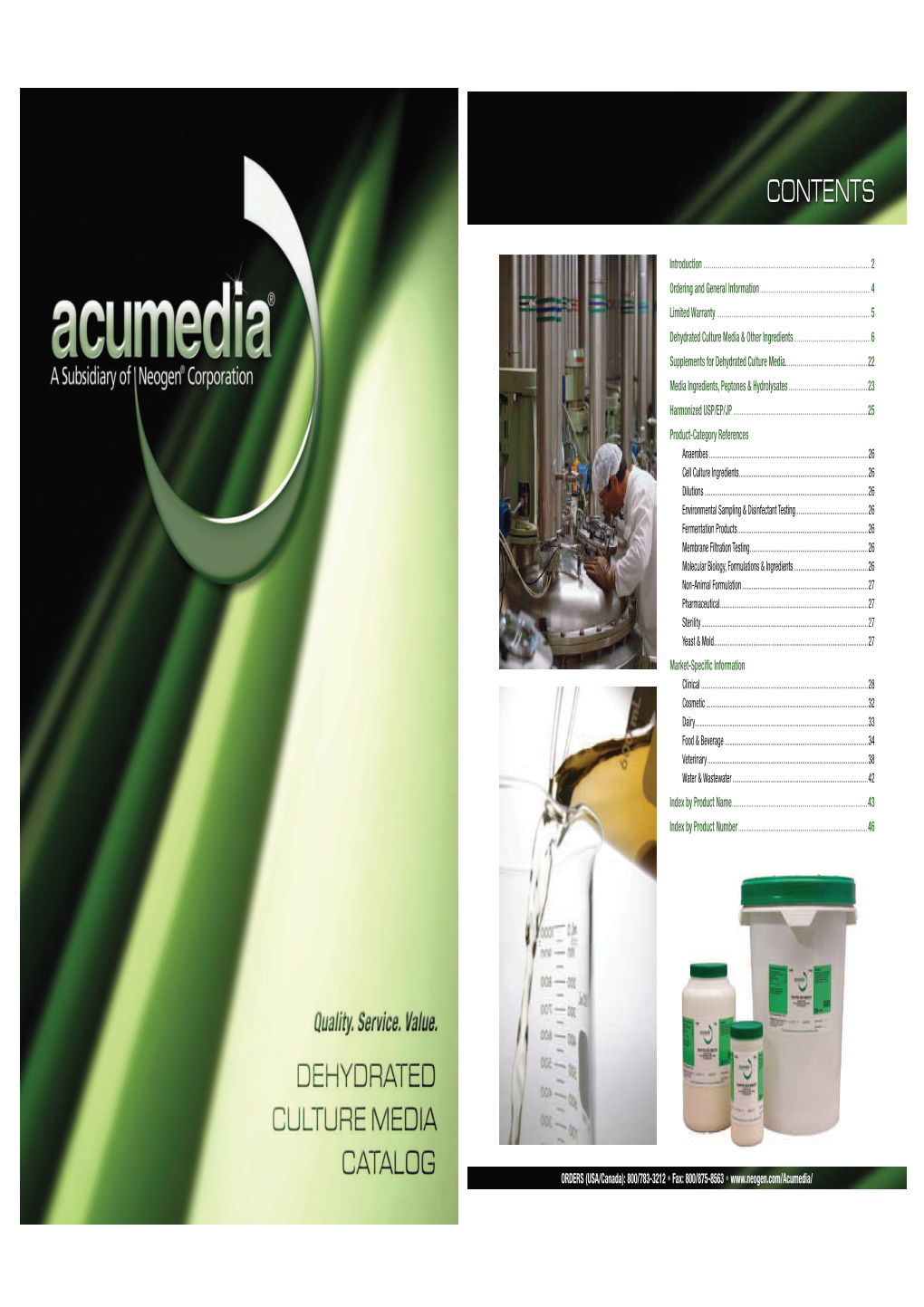 Acumedia Product Catalog