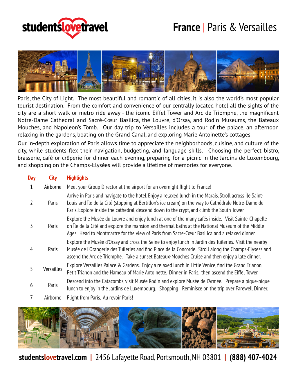 France | Paris & Versailles (7 Days).Pages