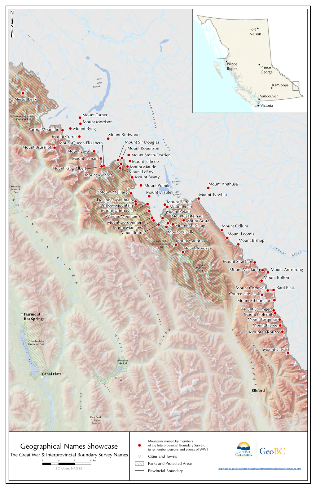 The Great War and Interprovincial Boundary Survey Names